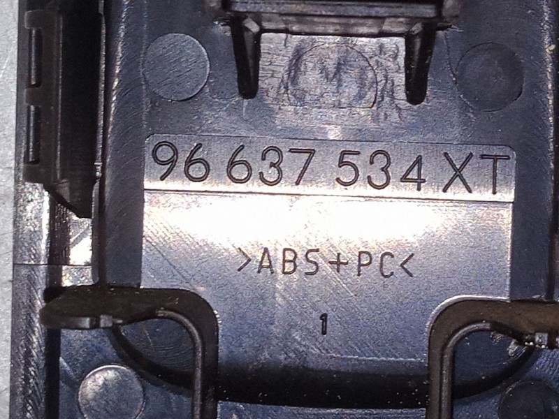 Recambio de mando elevalunas delantero derecho para citroën c3 ii (sc_) 1.4 referencia OEM IAM 96637534XT  