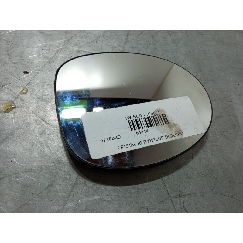 Recambio de cristal retrovisor derecho para renault twingo i (c06_) 1.2 16v (c06c, c06d, c06k) referencia OEM IAM   