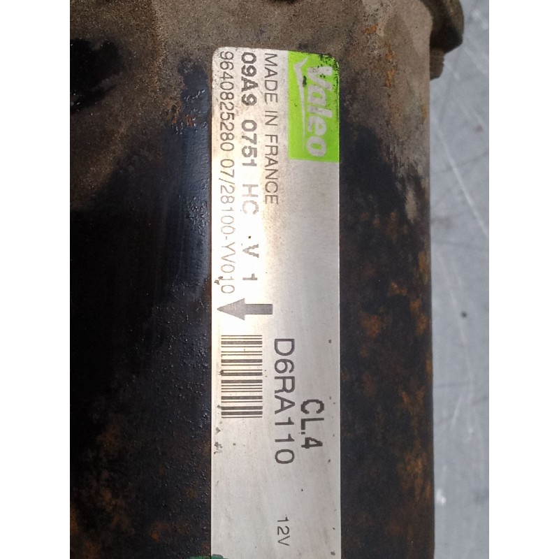 Recambio de motor arranque para citroën c3 i (fc_, fn_) 1.4 hdi referencia OEM IAM 09A90751HC 9640825280 
