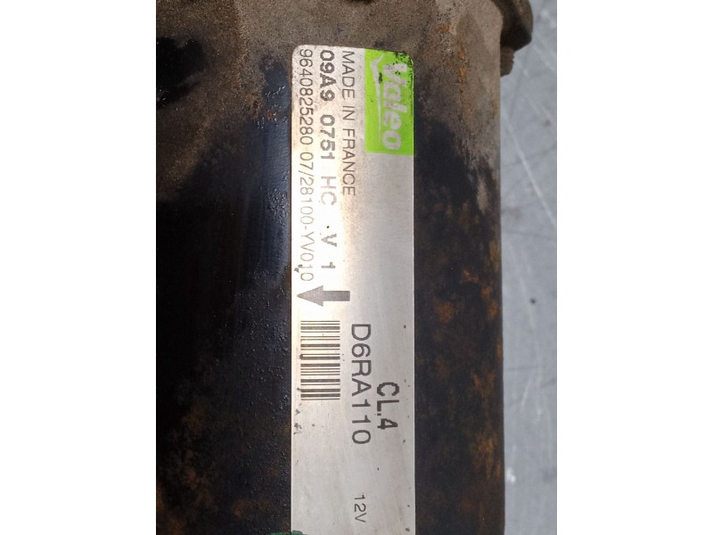 Recambio de motor arranque para citroën c3 i (fc_, fn_) 1.4 hdi referencia OEM IAM 09A90751HC 9640825280 