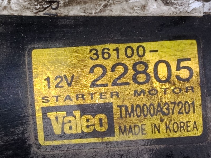 Recambio de motor arranque para hyundai accent ii (lc) 1.3 referencia OEM IAM TM000A37201  