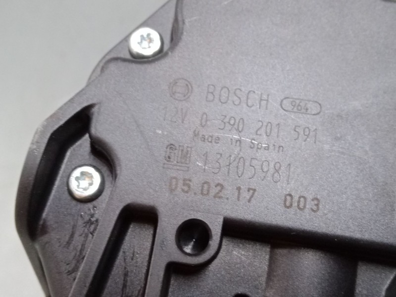 Recambio de motor limpia trasero para opel astra h (a04) 2.0 turbo (l48) referencia OEM IAM 0390201591  