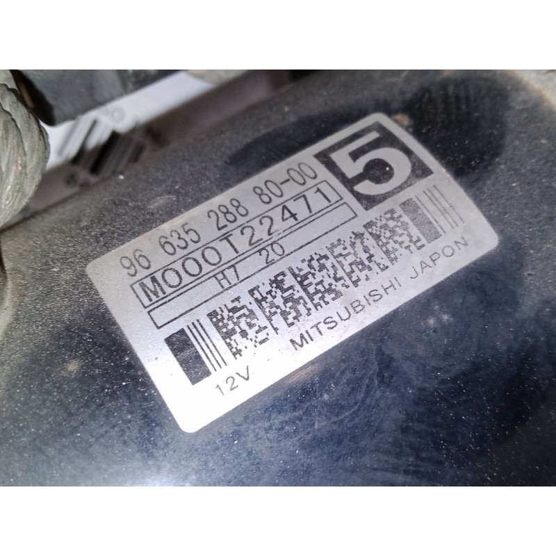 Recambio de motor arranque para citroën c4 picasso i monospace (ud_) 1.6 hdi referencia OEM IAM 9663528880 M000T22471 