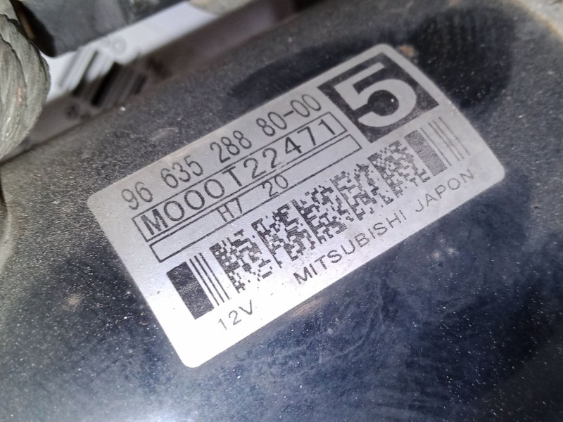 Recambio de motor arranque para citroën c4 picasso i monospace (ud_) 1.6 hdi referencia OEM IAM 9663528880 M000T22471 