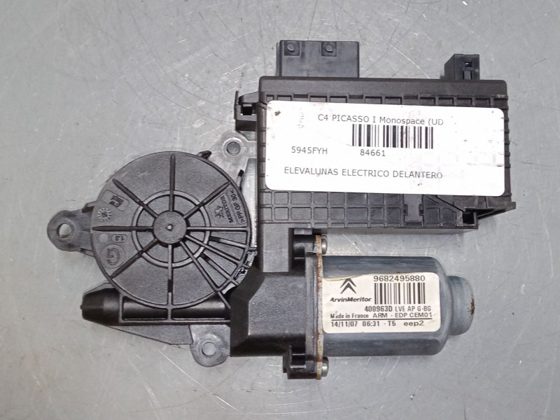 Recambio de motor elevaluna delantero izquierdo para citroën c4 picasso i monospace (ud_) 1.6 hdi referencia OEM IAM 9682495880 