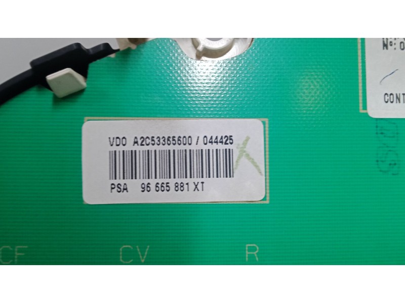 Recambio de cuadro instrumentos para citroën c3 ii (sc_) 1.4 referencia OEM IAM 96665881XT  