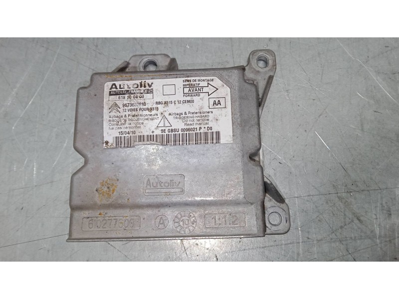 Recambio de centralita airbag para citroën c3 ii (sc_) 1.4 referencia OEM IAM 9673657880 618300400 