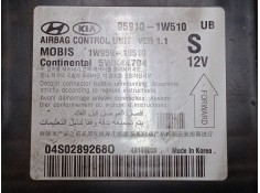 Recambio de centralita airbag para kia rio iii (ub) 1.1 crdi referencia OEM IAM 959101W510 5WK44704  2
