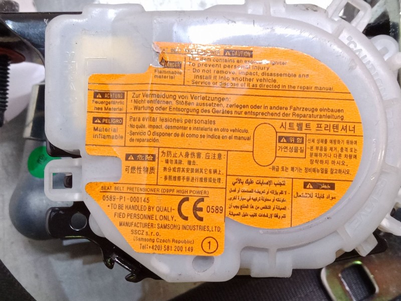 Recambio de cinturon seguridad delantero izquierdo para kia rio iii (ub) 1.1 crdi referencia OEM IAM 888701W600  