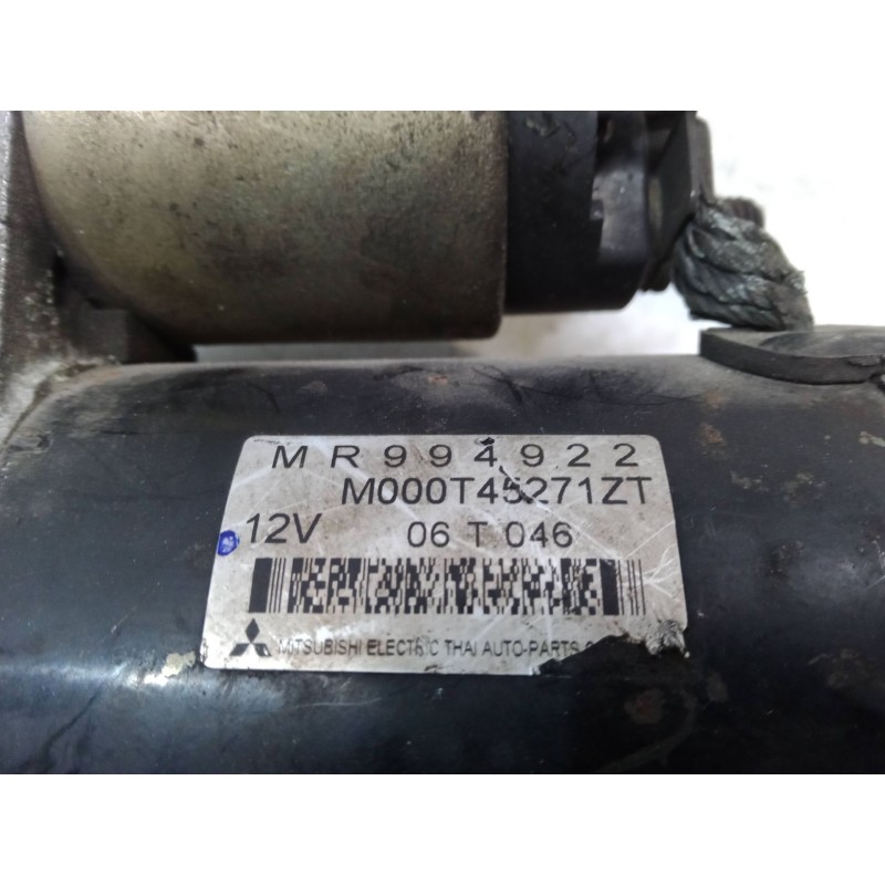 Recambio de motor arranque para mitsubishi colt vi (z3_a, z2_a) 1.1 (z31a, z32a) referencia OEM IAM M000T45271ZT  MR994922