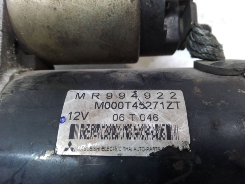 Recambio de motor arranque para mitsubishi colt vi (z3_a, z2_a) 1.1 (z31a, z32a) referencia OEM IAM M000T45271ZT  MR994922