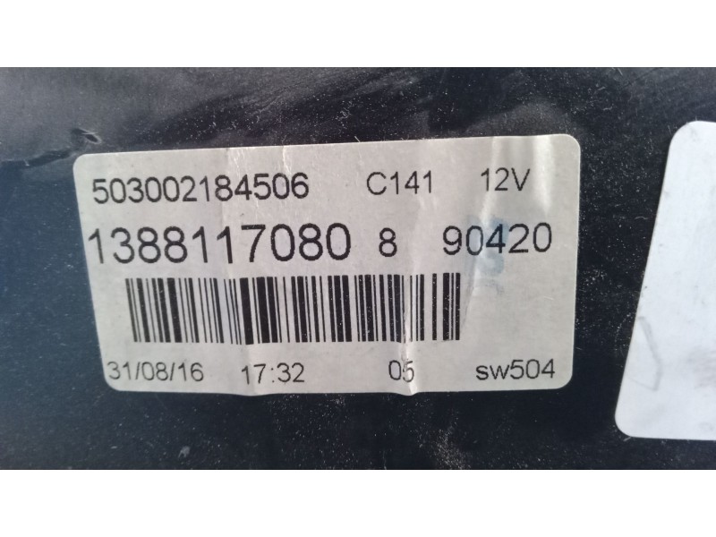 Recambio de cuadro instrumentos para citroën nemo furgoneta/monovolumen (aa_) 1.3 bluehdi 80 referencia OEM IAM 1388117080  