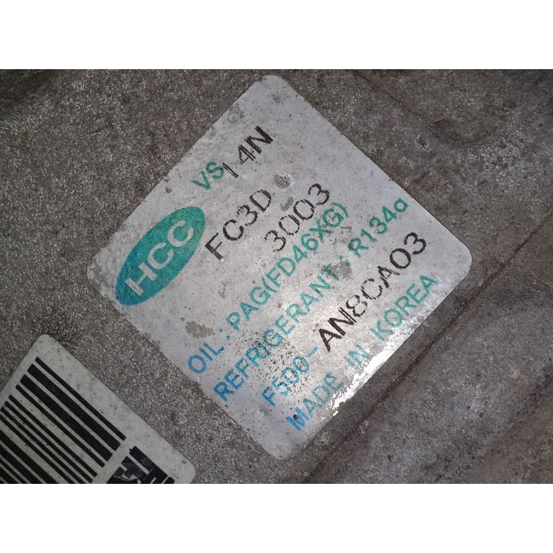 Recambio de compresor a/a para kia cee´d hatchback (ed) 1.6 crdi 90 referencia OEM IAM AN8CA03  