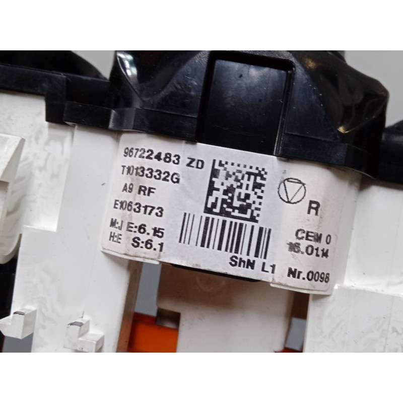 Recambio de mando calefaccion / a/a para peugeot 208 i (ca_, cc_) 1.2 vti 82 referencia OEM IAM 96722483ZD  