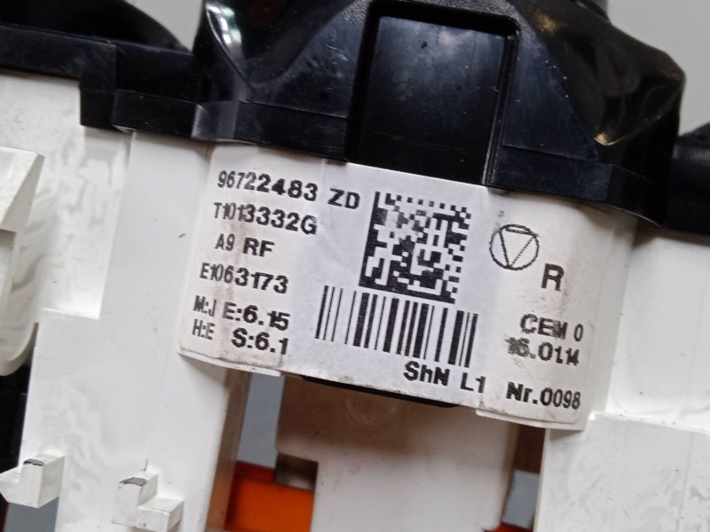 Recambio de mando calefaccion / a/a para peugeot 208 i (ca_, cc_) 1.2 vti 82 referencia OEM IAM 96722483ZD  