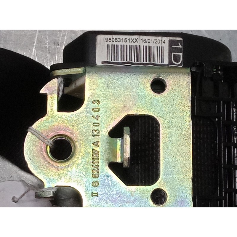 Recambio de cinturon seguridad delantero derecho para peugeot 208 i (ca_, cc_) 1.2 vti 82 referencia OEM IAM   