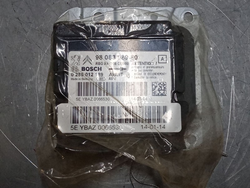 Recambio de centralita airbag para peugeot 208 i (ca_, cc_) 1.2 vti 82 referencia OEM IAM 9808308980 0285012189 