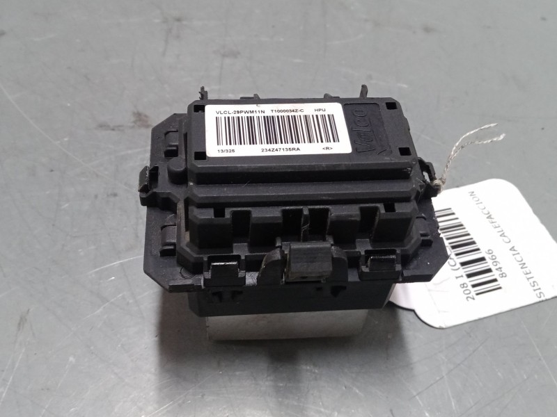 Recambio de resistencia calefaccion para peugeot 208 i (ca_, cc_) 1.2 vti 82 referencia OEM IAM T1000034ZC  