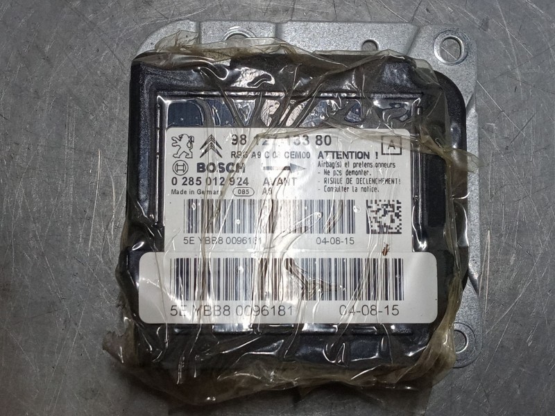Recambio de centralita airbag para peugeot 208 i (ca_, cc_) 1.6 hdi / bluehdi 75 referencia OEM IAM 9812713380 0285012924 