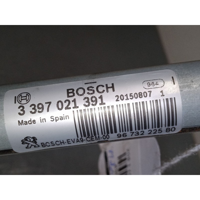 Recambio de motor limpia delantero para peugeot 208 i (ca_, cc_) 1.6 hdi / bluehdi 75 referencia OEM IAM 9673222580 3397021391 