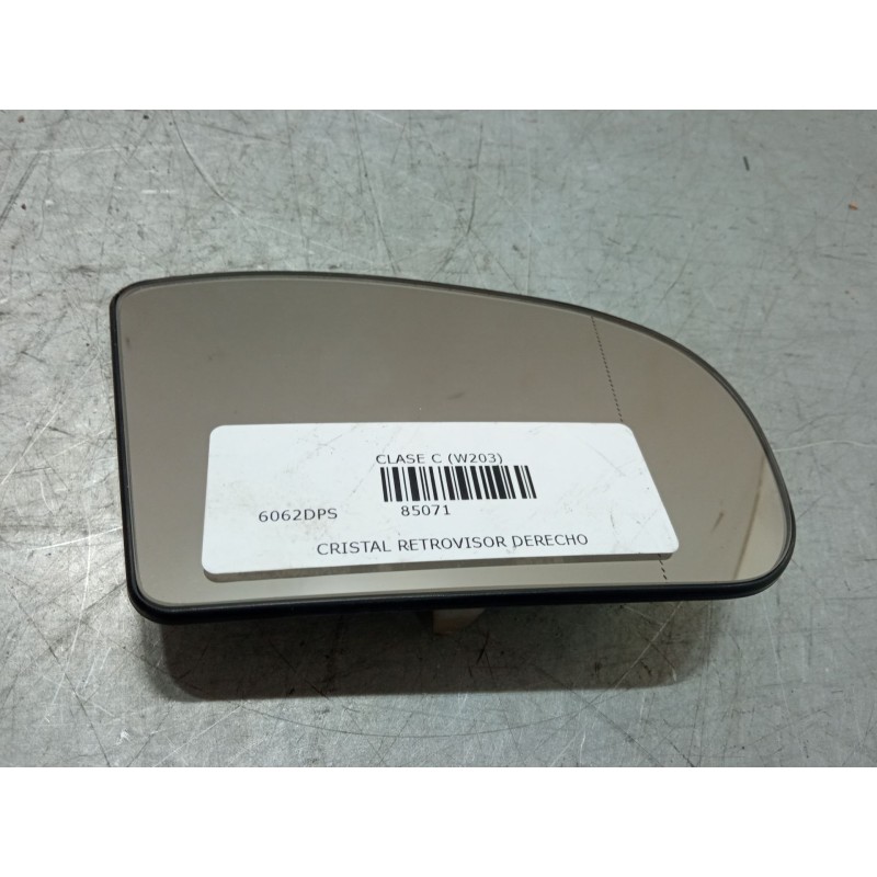 Recambio de cristal retrovisor derecho para mercedes-benz clase c (w203) c 220 cdi (203.006) referencia OEM IAM   