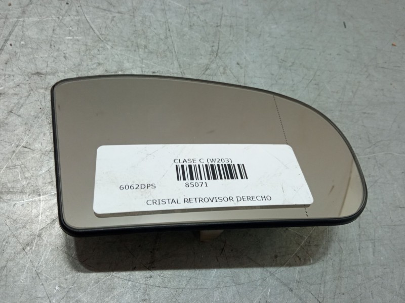 Recambio de cristal retrovisor derecho para mercedes-benz clase c (w203) c 220 cdi (203.006) referencia OEM IAM   