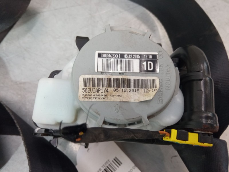 Recambio de cinturon seguridad delantero derecho para peugeot partner tepee 1.6 bluehdi 100 referencia OEM IAM   