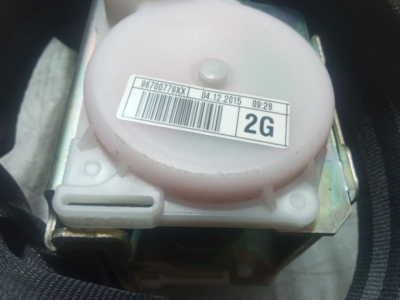 Recambio de cinturon seguridad trasero izquierdo para peugeot partner tepee 1.6 bluehdi 100 referencia OEM IAM   