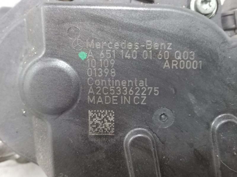 Recambio de enfriador egr para mercedes-benz clase e (w212) e 200 cdi / bluetec (212.005, 212.006) referencia OEM IAM A651140016