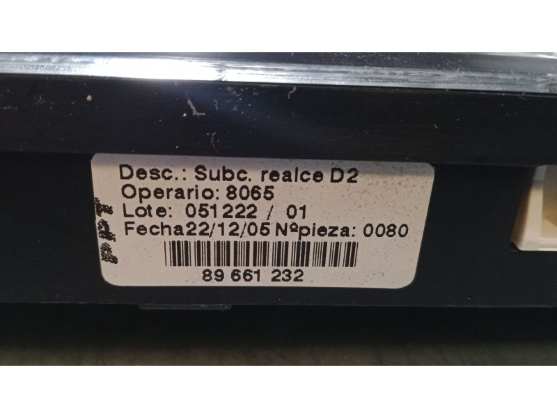 Recambio de cuadro instrumentos para peugeot 407 (6d_) 2.0 16v (6drfjc, 6drfje, 6drfjf) referencia OEM IAM 9658138080 A2C5310669