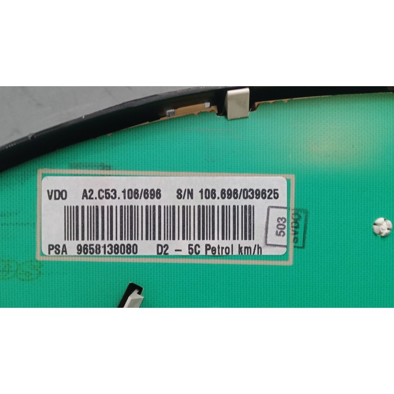 Recambio de cuadro instrumentos para peugeot 407 (6d_) 2.0 16v (6drfjc, 6drfje, 6drfjf) referencia OEM IAM 9658138080 A2C5310669