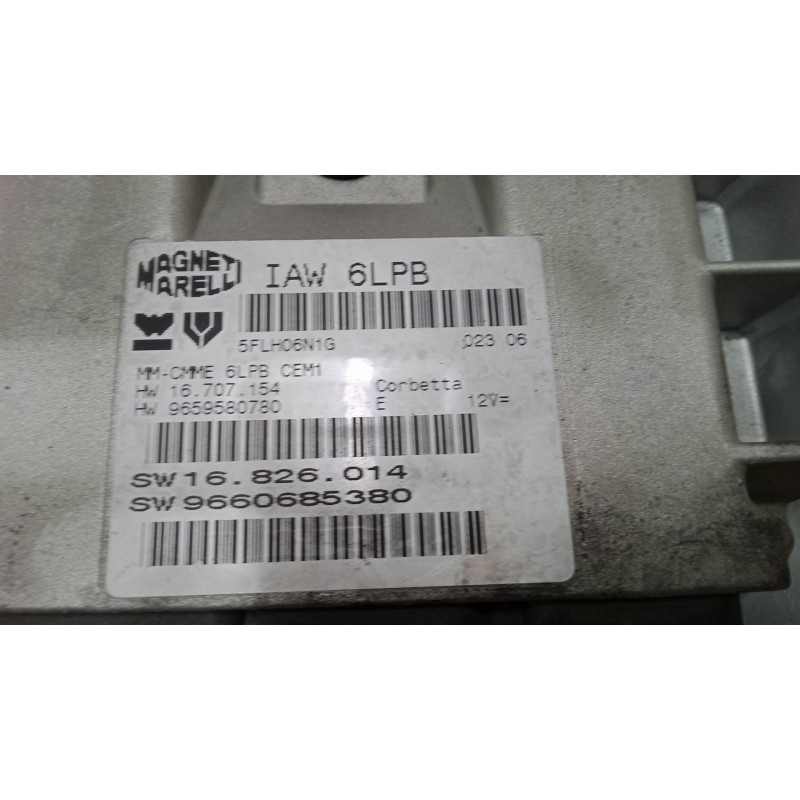 Recambio de centralita motor uce para peugeot 407 (6d_) 2.0 16v (6drfjc, 6drfje, 6drfjf) referencia OEM IAM 9660685380  