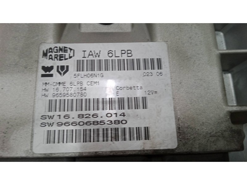 Recambio de centralita motor uce para peugeot 407 (6d_) 2.0 16v (6drfjc, 6drfje, 6drfjf) referencia OEM IAM 9660685380  
