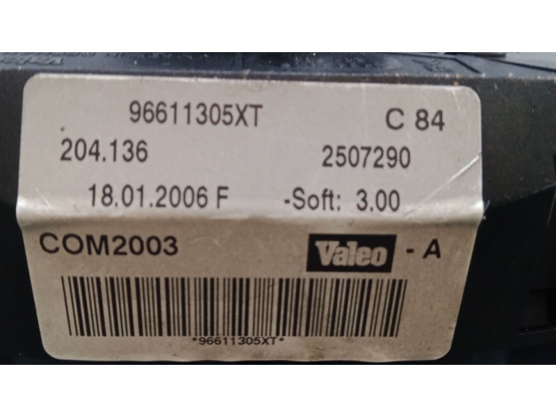 Recambio de mando luces para peugeot 407 (6d_) 2.0 16v (6drfjc, 6drfje, 6drfjf) referencia OEM IAM 96611305XT  