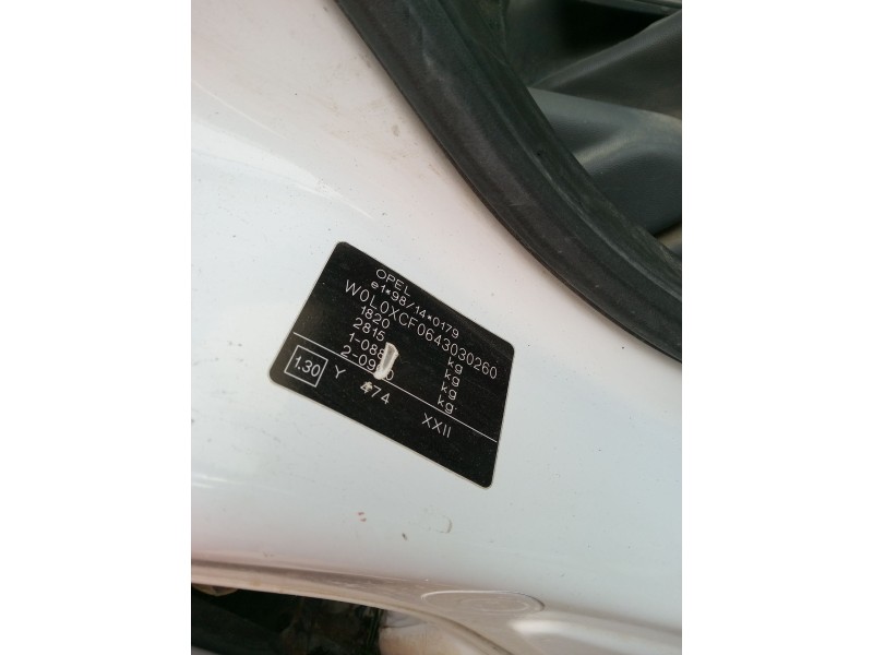 opel combo tour del año 2004