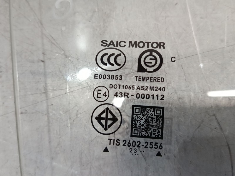 Recambio de luna puerta delantera derecha para mg zs suv (azs1) 1.0 t-gdi referencia OEM IAM   