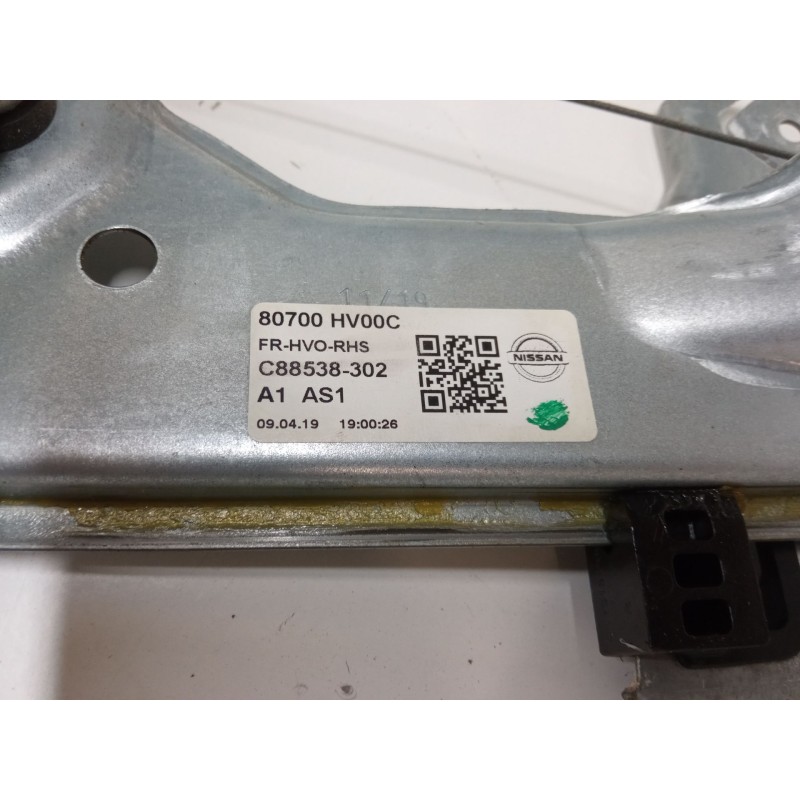 Recambio de elevalunas electrico delantero derecho para nissan qashqai ii (j11, j11_) 1.3 dig-t referencia OEM IAM 80700HV00C  