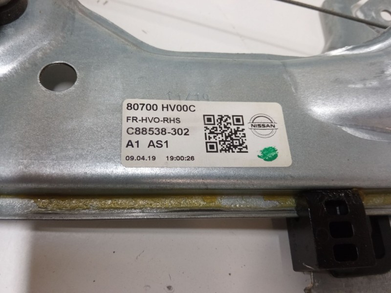 Recambio de elevalunas electrico delantero derecho para nissan qashqai ii (j11, j11_) 1.3 dig-t referencia OEM IAM 80700HV00C  