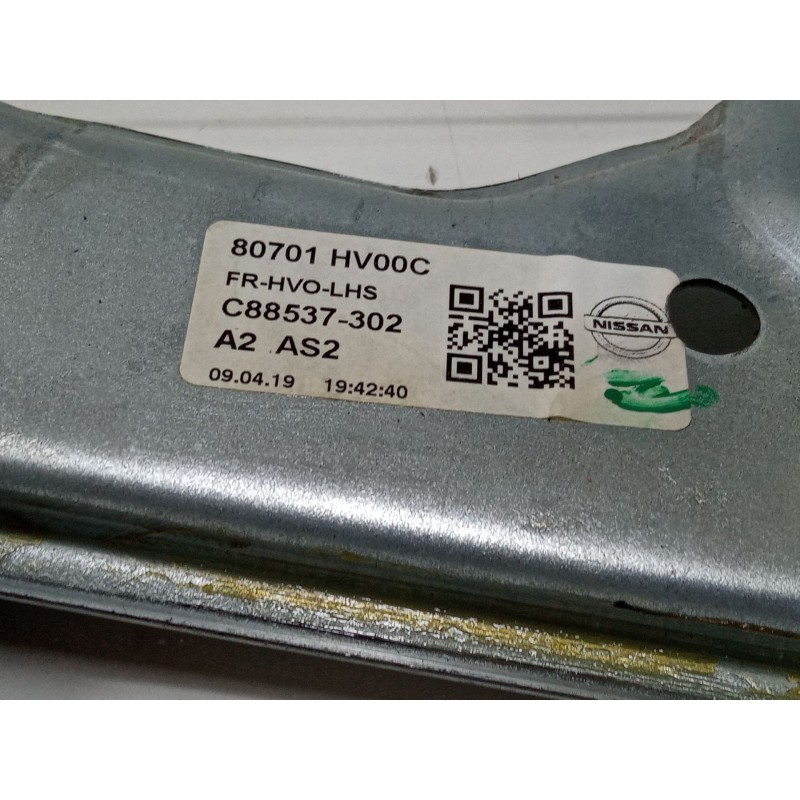 Recambio de elevalunas electrico delantero izquierdo para nissan qashqai ii (j11, j11_) 1.3 dig-t referencia OEM IAM 80701HV00C 