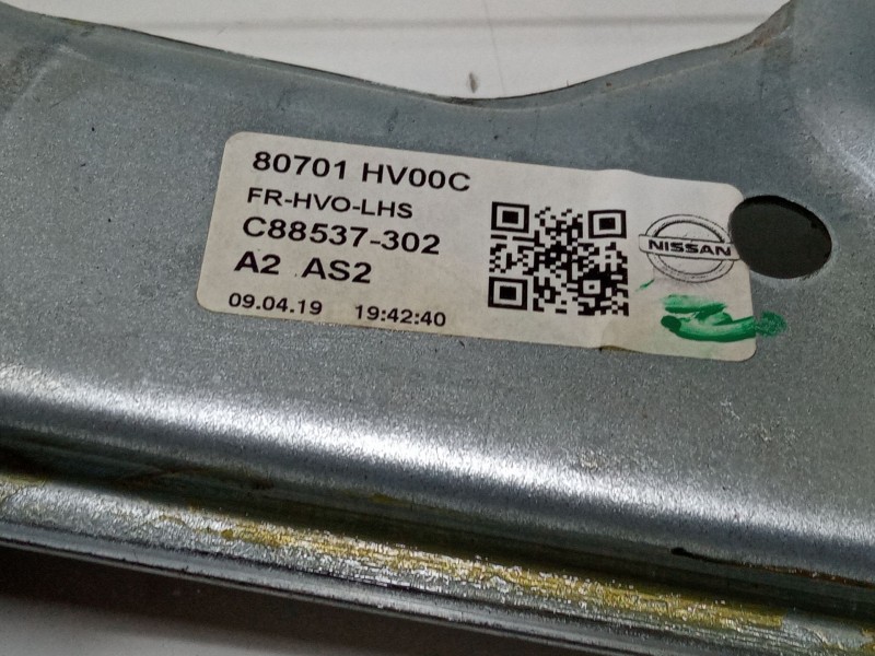 Recambio de elevalunas electrico delantero izquierdo para nissan qashqai ii (j11, j11_) 1.3 dig-t referencia OEM IAM 80701HV00C 