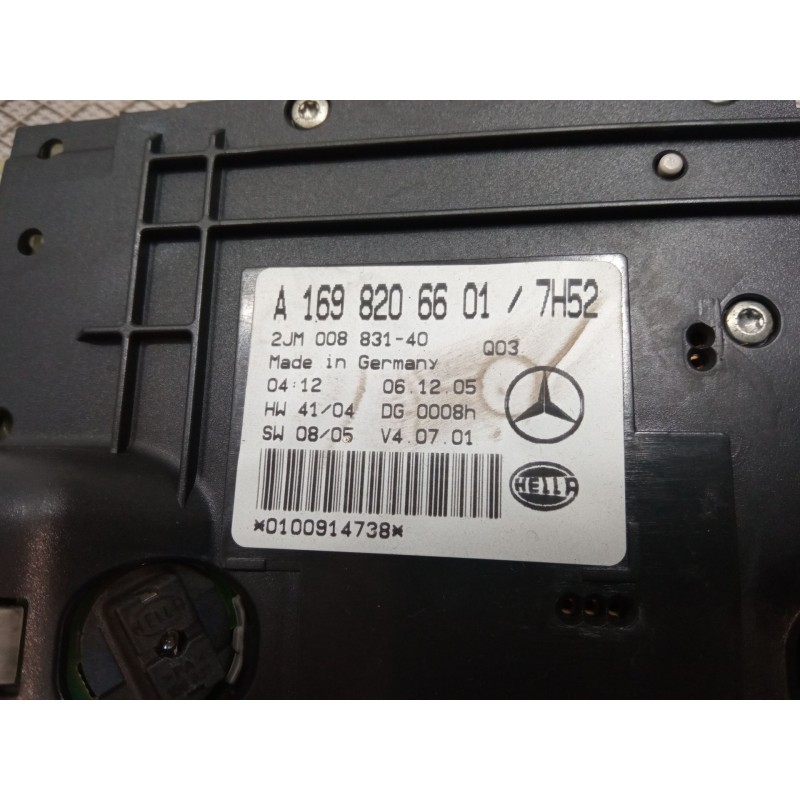 Recambio de luz interior delantera para mercedes-benz clase a (w169) a 170 (169.032, 169.332) referencia OEM IAM   