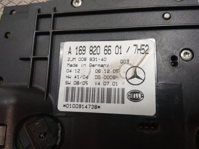 Recambio de luz interior delantera para mercedes-benz clase a (w169) a 170 (169.032, 169.332) referencia OEM IAM   