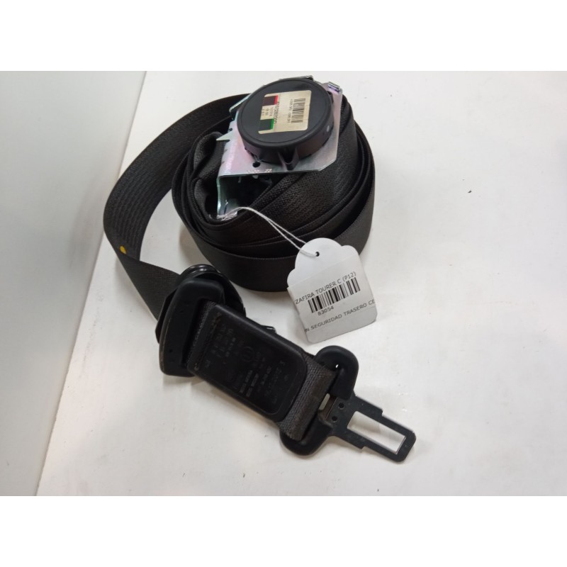 Recambio de cinturon seguridad trasero central para opel zafira tourer c (p12) 1.6 cdti (75) referencia OEM IAM   