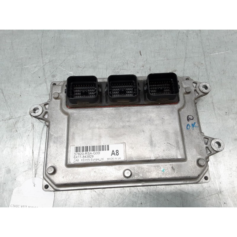 Recambio de centralita motor uce para honda civic viii hatchback (fn, fk) 1.8 (fn1, fk2) referencia OEM IAM 37820RSAG33  