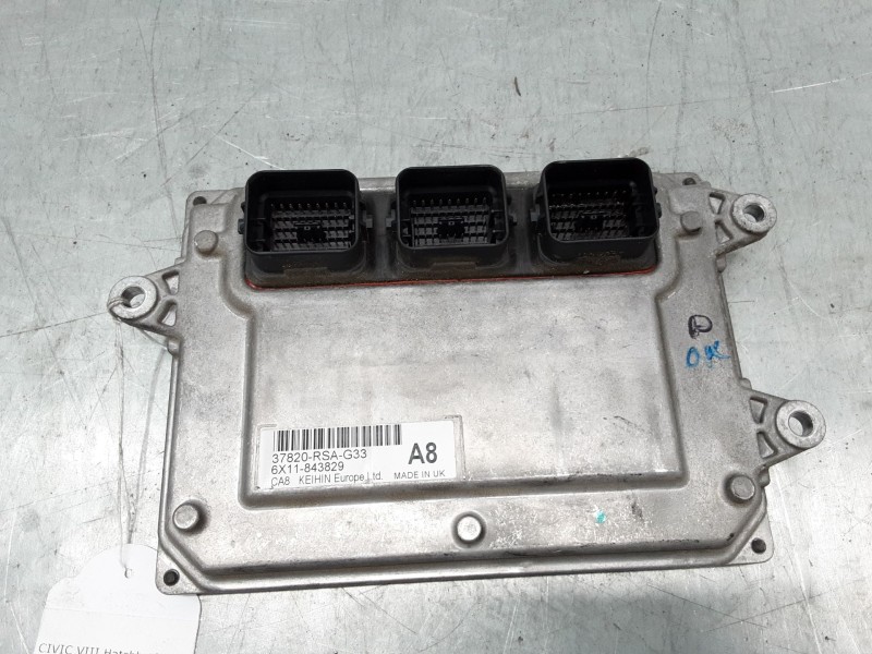 Recambio de centralita motor uce para honda civic viii hatchback (fn, fk) 1.8 (fn1, fk2) referencia OEM IAM 37820RSAG33  