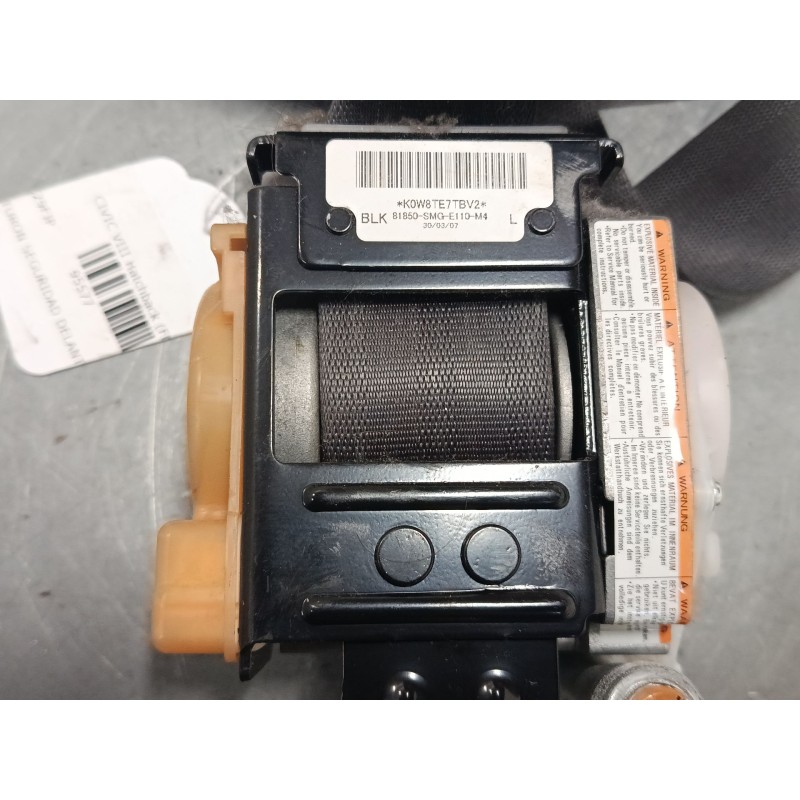 Recambio de cinturon seguridad delantero izquierdo para honda civic viii hatchback (fn, fk) 1.8 (fn1, fk2) referencia OEM IAM 30