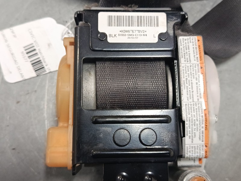 Recambio de cinturon seguridad delantero izquierdo para honda civic viii hatchback (fn, fk) 1.8 (fn1, fk2) referencia OEM IAM 30