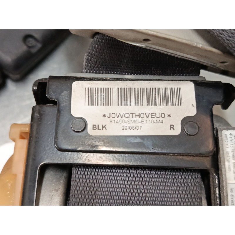 Recambio de cinturon seguridad delantero derecho para honda civic viii hatchback (fn, fk) 1.8 (fn1, fk2) referencia OEM IAM 8145