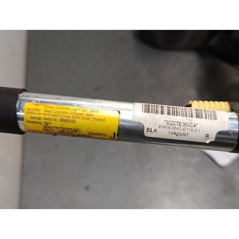 Recambio de cinturon seguridad delantero derecho para honda civic viii hatchback (fn, fk) 1.8 (fn1, fk2) referencia OEM IAM 8145