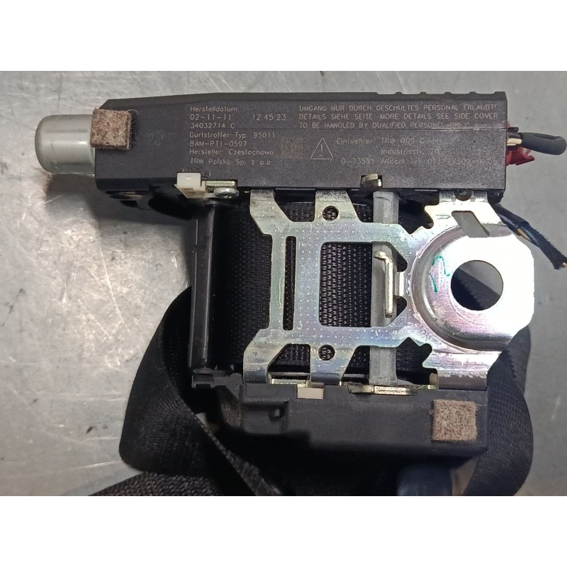 Recambio de cinturon seguridad delantero derecho para smart fortwo coupé (451) 1.0 (451.330, 451.334) referencia OEM IAM   
